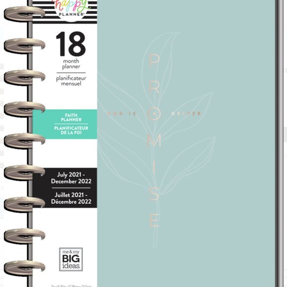 The Happy Planner Classic "God is a Promise Keeper" 18 month Faith Planner - Picture 13 of 13